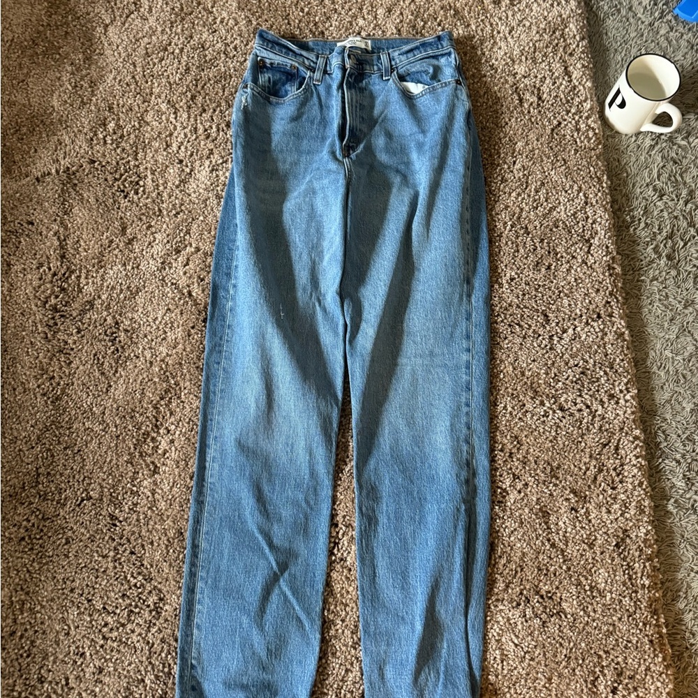 Classic Blue Denim Jeans Curve Love Long